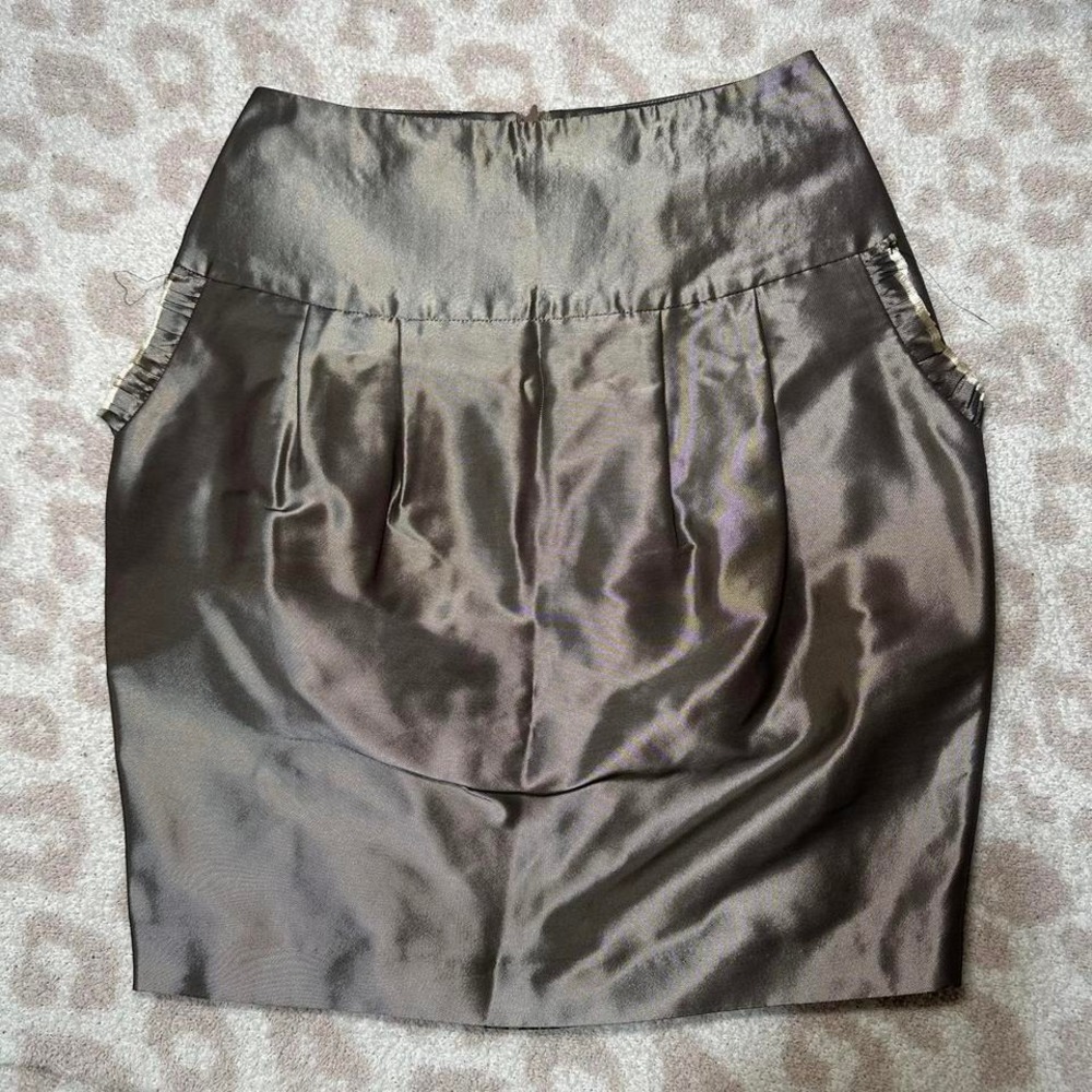 Sara Berman Silk Pencil Skirt